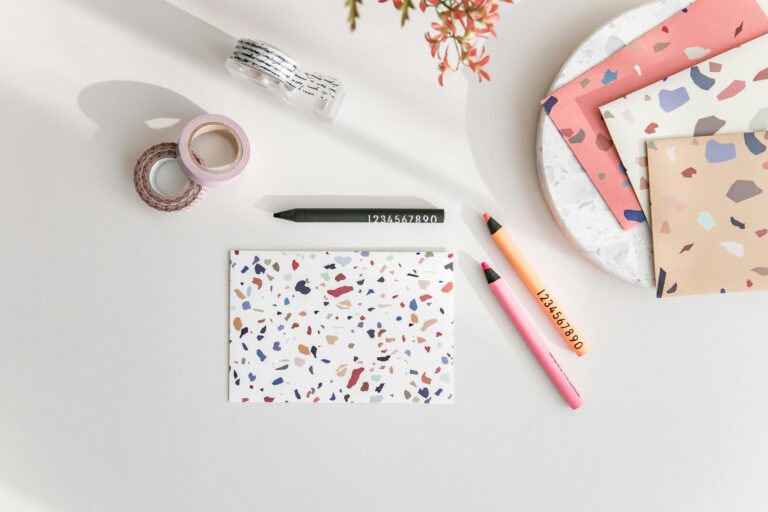 Notizblock Konfetti Mamor