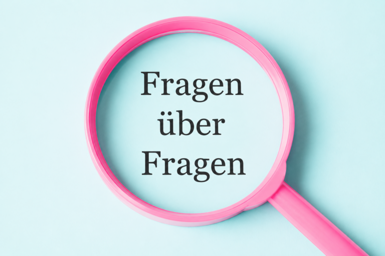 Frage über Fragen